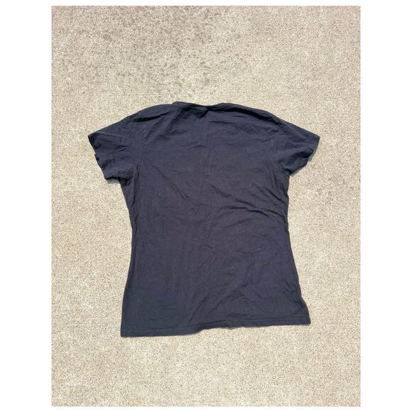 Unisex Black Graphic Print Sorry Princess Short Sleeve Tee Shirt Size Large - Picture 5 of 5